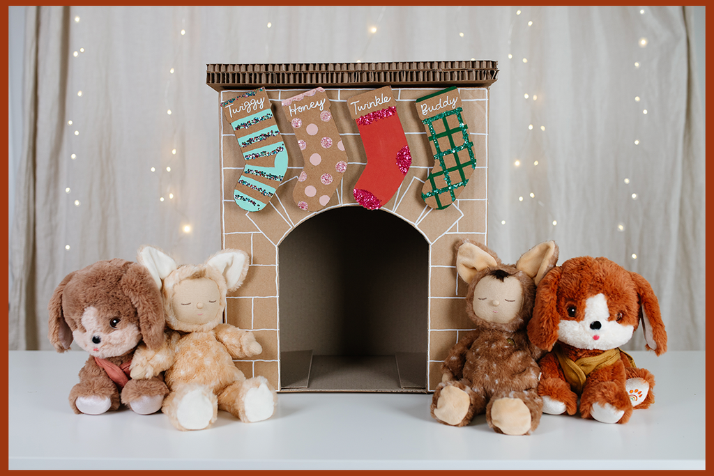 Dinkum Cardboard Christmas Play Prop Olli Ella UK