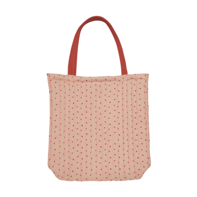 Quilted Tote Bag - Strawberry