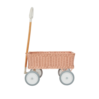 Rattan Wonder Wagon - Rose