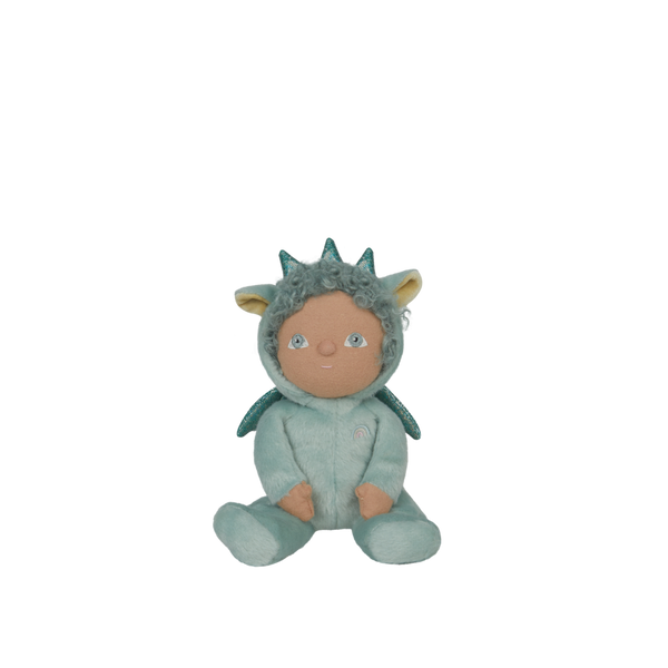 Green baby dragon plush toy