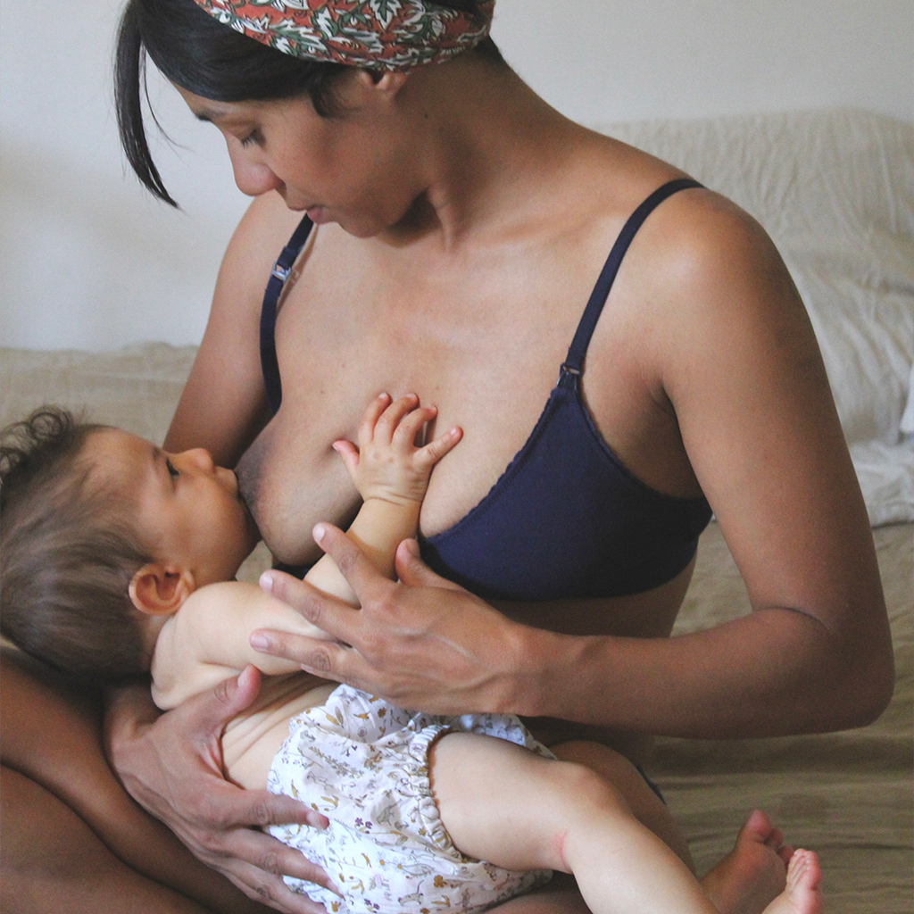 Cotton Feeding Bra - BlueNixie Maternity & Nursing Bras Online – Blue Nixie