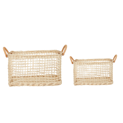 Rattan Cabouche Basket - Straw