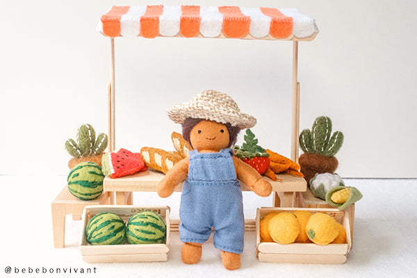 Make Your Own Mini Felt Fruit for Holdie Farmers, Small Toys and Dolls!