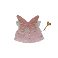 pink and gold fairy costume for doll