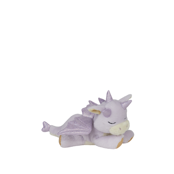 Plush dragon toy on a white background