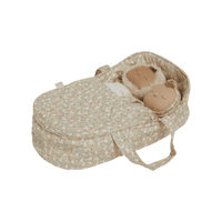 Dinkum Dolls Quilted Carry Cot - Garden Floral