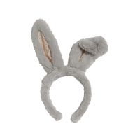 Fluffle Bunny Ear Headband - Smoke