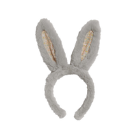 Fluffle Bunny Ear Headband - Smoke