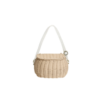 Mini Chari Rattan Bag - Straw
