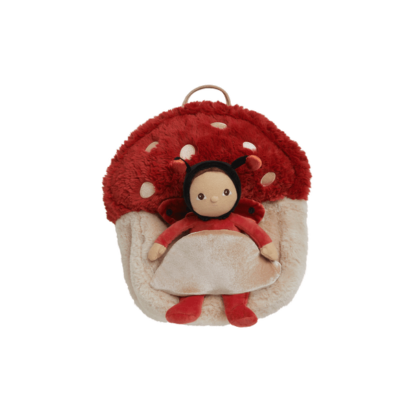 Hopalong Mushroom Backpack - Red
