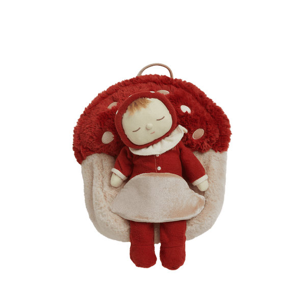 Hopalong Mushroom Backpack - Red