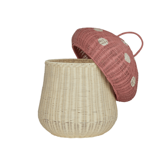 Mushroom Storage Basket - Musk