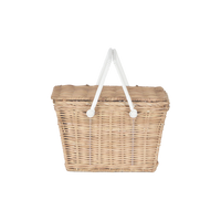 Piki Rattan Basket - Straw