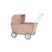 Rattan Strolley - Rose
