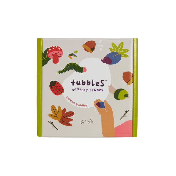 Olli Ella Tubbles Sensory Stones Garden Goodies packaging