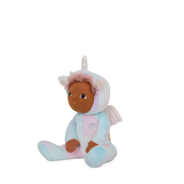 Rainbow unicorn plush doll