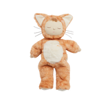 ginger tabby cat, soft plush toy doll for kids
