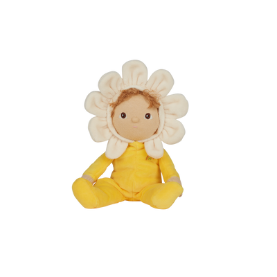 Olli Ella Blossom Buds Dinky Dinkum Daisy Yellow Flower Doll sitting