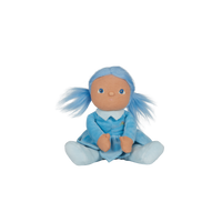 Olli Ella Blossom Buds Dinky Dinkum Iris blue flower doll sitting