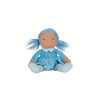 Olli Ella Blossom Buds Dinky Dinkum Iris blue flower doll sitting