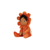 Olli Ella Blossom Buds Dinky Dinkum Poppy orange flower doll sitting