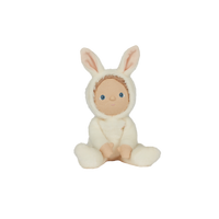 Dinky Dinkums Fluffle Family - Bobbin Bunny / Ivory