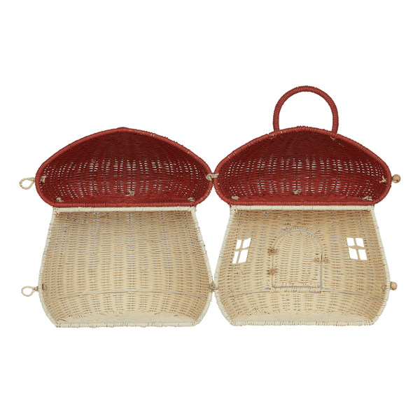 Mushroom Doll House - Red