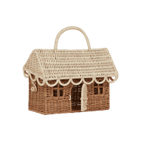 Rattan Gingerbread Casa Clutch