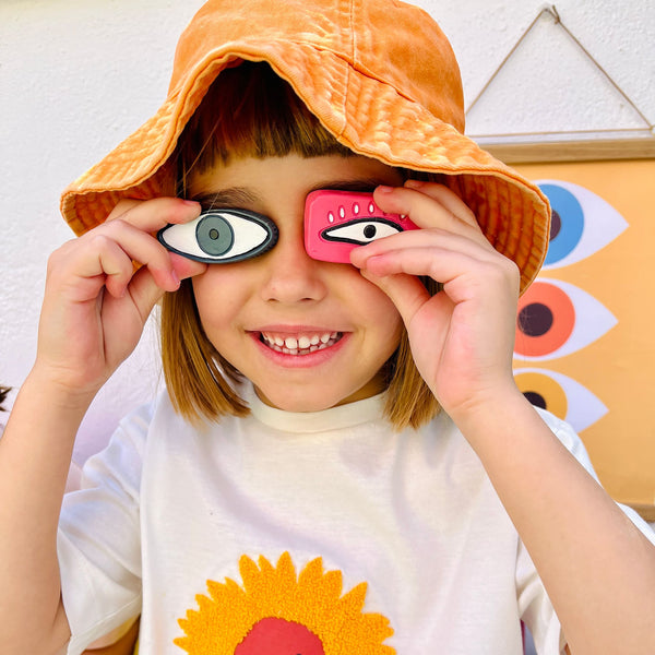 Vibrant resin and natural granite combine to create these perfect play companions. Explore, stack, and imagine endless stories with these weighted, tactile treasures.