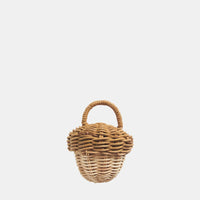 Rattan Acorn Rattle