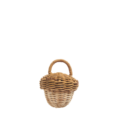 Rattan Acorn Rattle