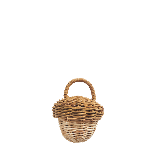 Rattan Acorn Rattle