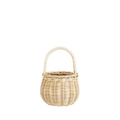 Rattan Berry Basket - Straw