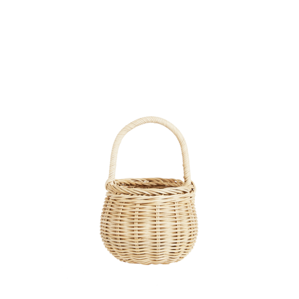 Rattan Berry Basket - Straw