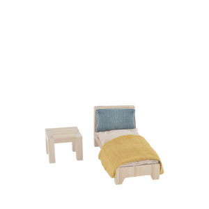 Holdie™ Pinewood Single Bed Set