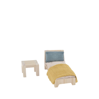 Holdie™ Pinewood Single Bed Set