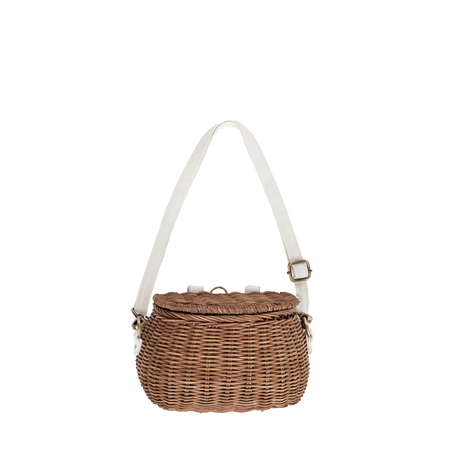 Mini Chari Rattan Bag Natural Olli Ella UK