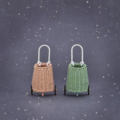 Rattan Doll Luggy - Mint