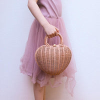 Rattan Luvya Bag - Rose