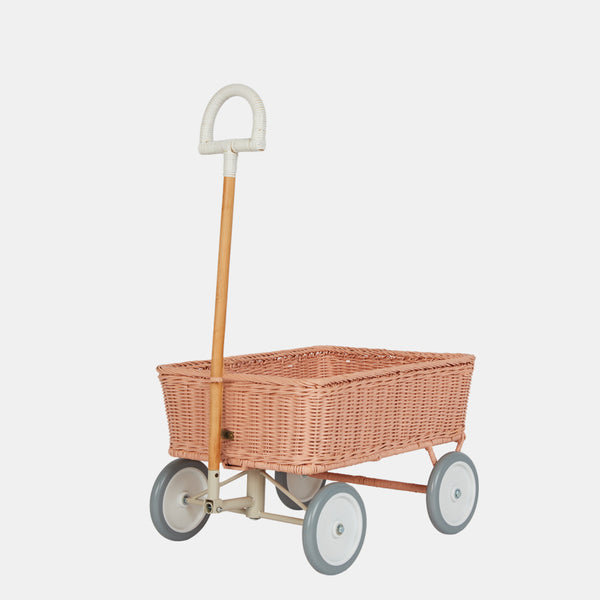 Rattan Wonder Wagon - Rose