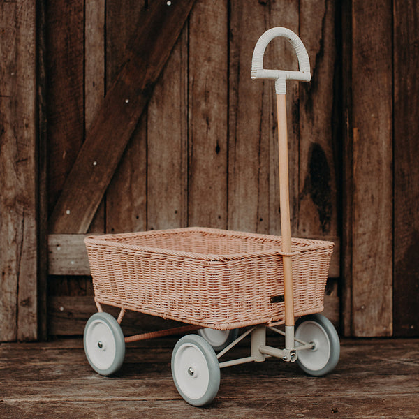 Rattan Wonder Wagon - Rose