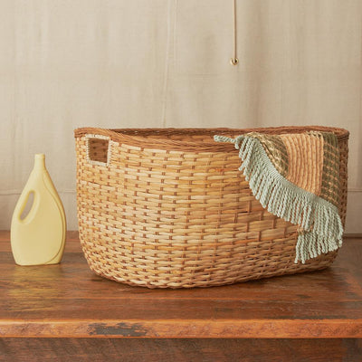 Tuscan Rattan Laundry Basket - Large
