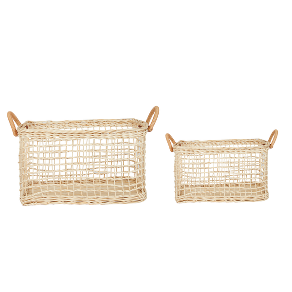 Rattan Cabouche Basket - Straw