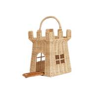 Rattan Castle Bag