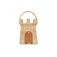 Rattan Castle Bag