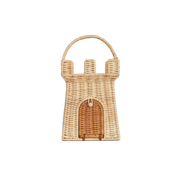 Rattan Castle Bag