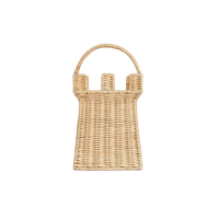 Rattan Castle Bag