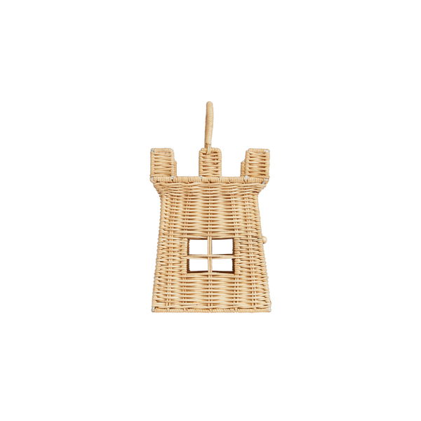 Rattan Castle Bag