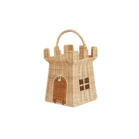 Rattan Castle Bag